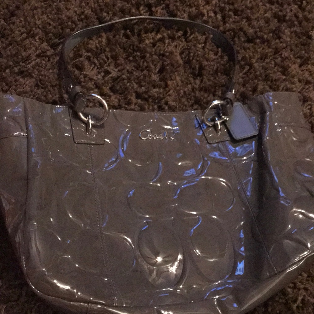 Gray Coach Purse